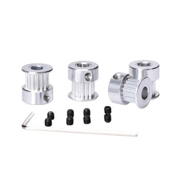 GT2 Timing Pulley 16/20 teeth Bore 5/8mm fit for GT2 belt Width 6mm for 3D printer part Ultimaker 2.