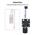 Ceramic Heater Thermistor 48W Upgrade Kit 300℃ High Temperature Sensor with 2pc Fixing Clip Compatible with Bambu Lab X1 Carbon X1-Carbon Combo 3D Printer Hotend Parts