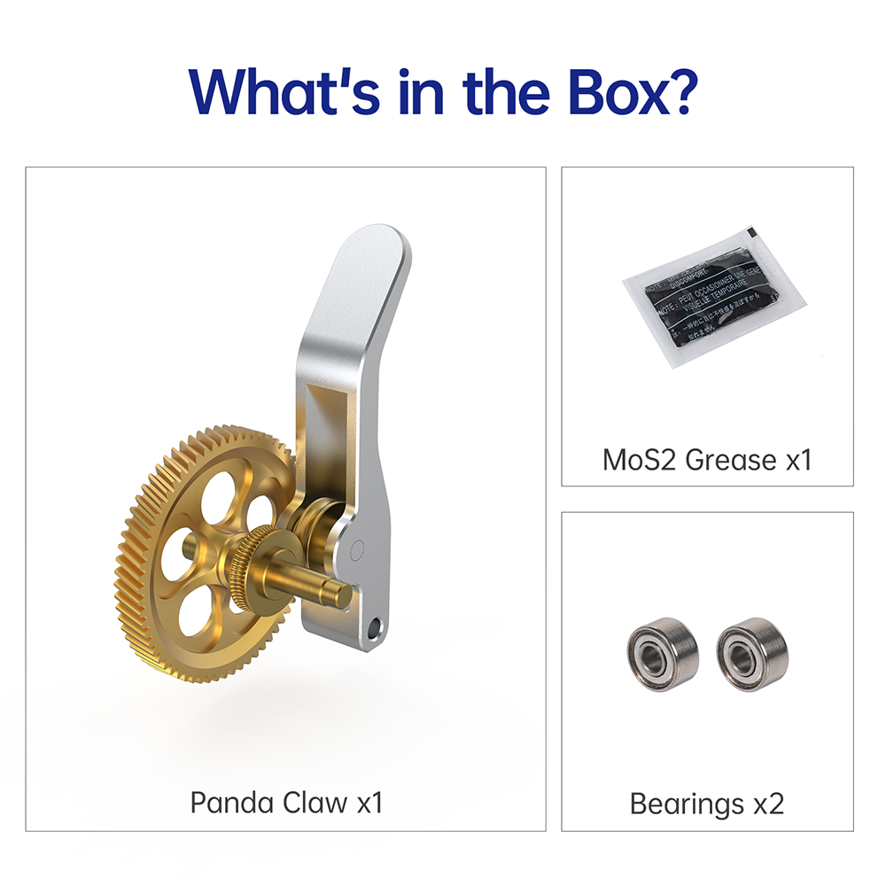 hardened steel extruder gear BIQU Panda Claw Extruder Gear