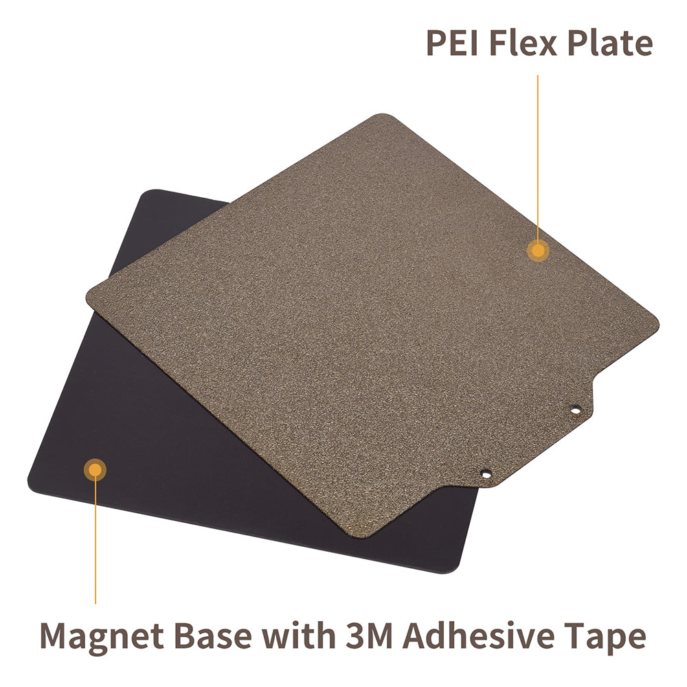 BIQU Doppelseitig strukturiertes PEI-Federstahlblech, pulverbeschichtete Platte, 3D-Druckerteile für Voron V0.1 3D-Drucker