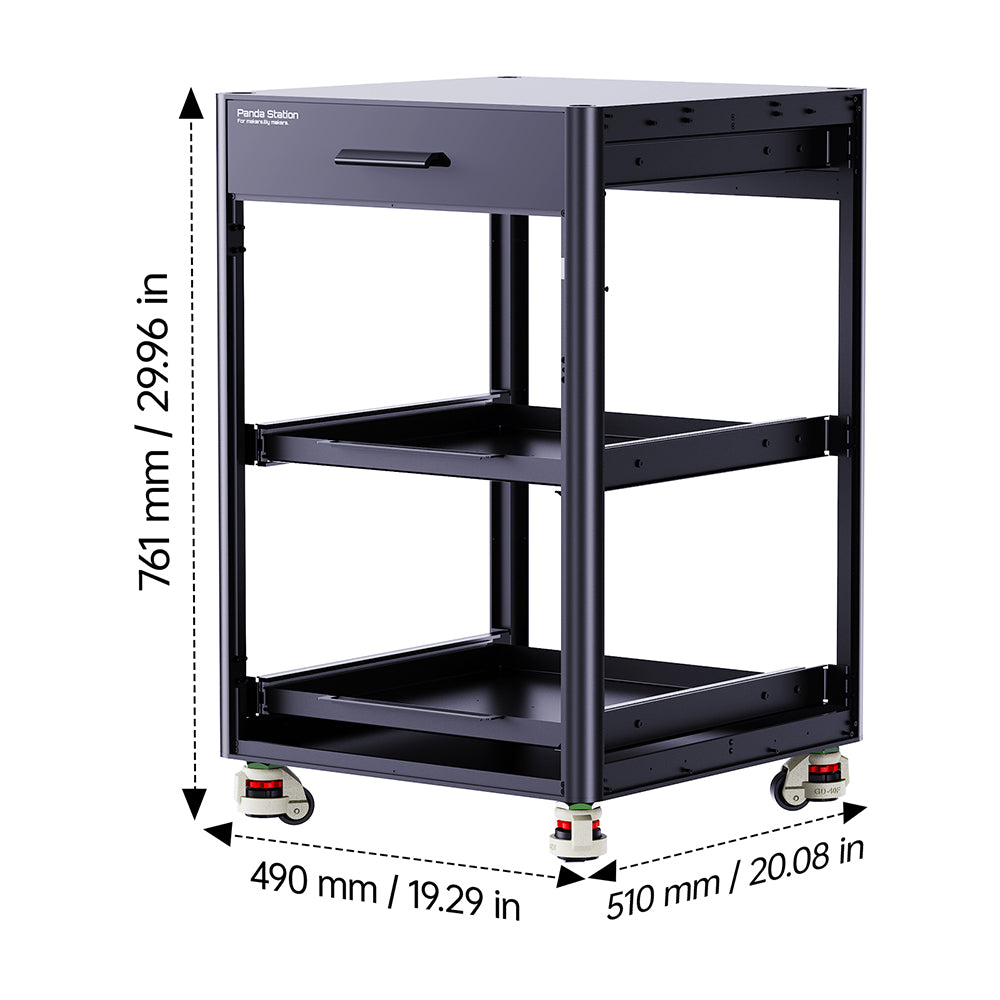 BIQU PANDA-VERSE Storage Solution for Bambu Lab A1 Series – Folded Cor ...