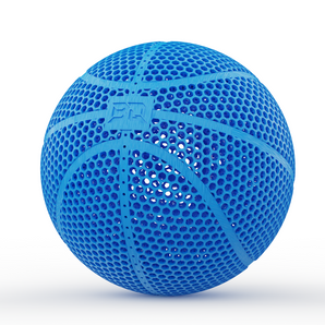 BIQU PLA-HR 3D Printed Airless Basketball -Perfect for Family Fun, Friends Gatherings & Christmas Gifts, Available in Black, Blue, Orange, and White