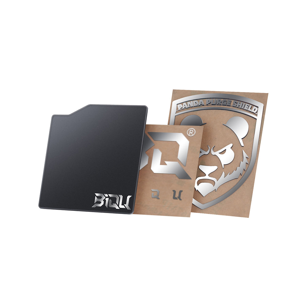 BIQU Panda Purge Shield Voor Bambu Lab P1S/P1P/X1C/X1E – Anti-aanbak Coating, 3M Tape, Eenvoudig Te Installeren