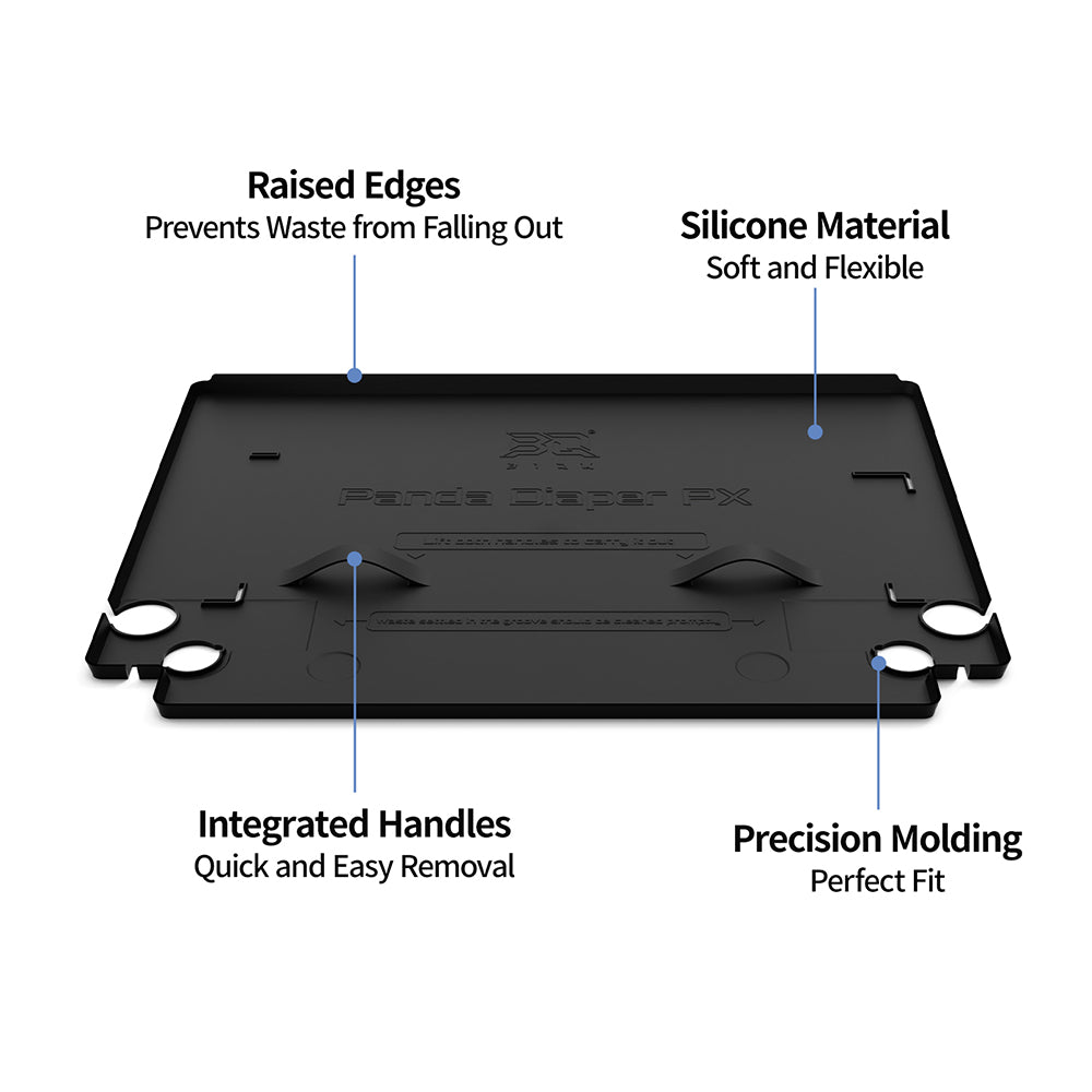 BIQU Panda Diaper réutilisable, facile à nettoyer, couverture complète, compatible avec Bambu Lab X1, P1, P2S, H2 et Elegoo CC – Image 4