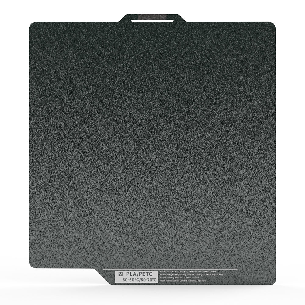 BIQU Panda Buildplate 257MM*257MM Double-CryoGrip Textured Coating Steel Sheet, Durable and Heat-resistant Build Plate for Bambu Lab P1P/P1S/X1C/A1 Printers