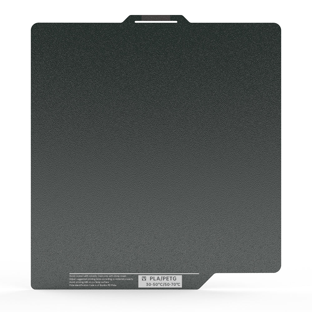 BIQU Panda Buildplate 257MM*257MM Double-CryoGrip Textured Coating Steel Sheet, Durable and Heat-resistant Build Plate for Bambu Lab P1P/P1S/X1C/A1 Printers