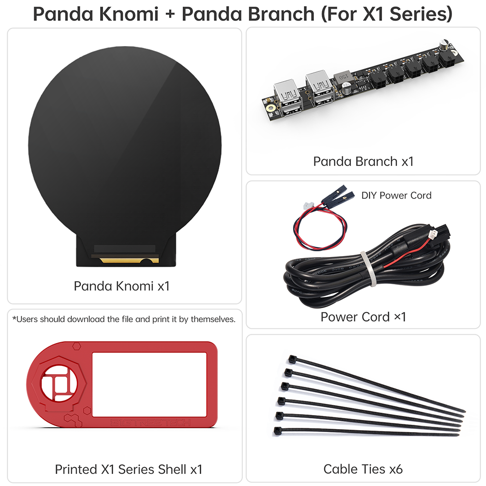 Panda Knomi for Bambulab Printers | Smart 3D Printer Display with ...