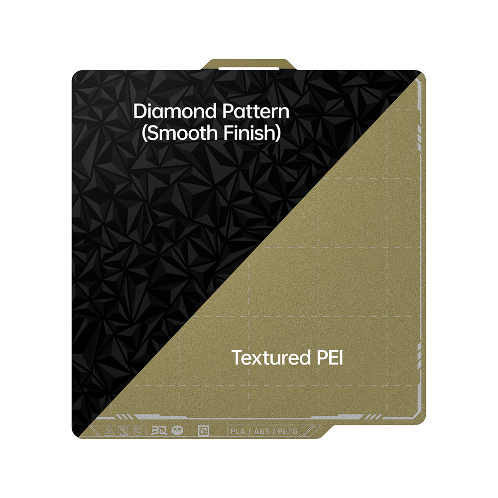 BIQU Panda Build Plate 257MM x 257MM/184MM x 184MM DoubleSided Spring