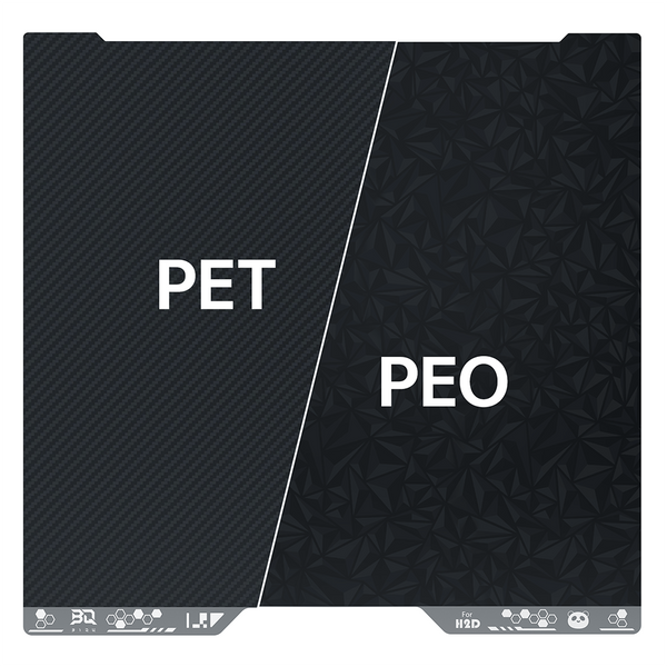 BIQU Panda Buildplate Designer PEO+PET Double-Sided Spring Steel Sheet for Bambu Lab H2D/H2S