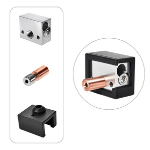 Hohe Qualität Original V6 Aluminium Wärme Block für E3D V6 J-kopf Hotend V6 Düse Titan Extruder 3D Drucker teile 
