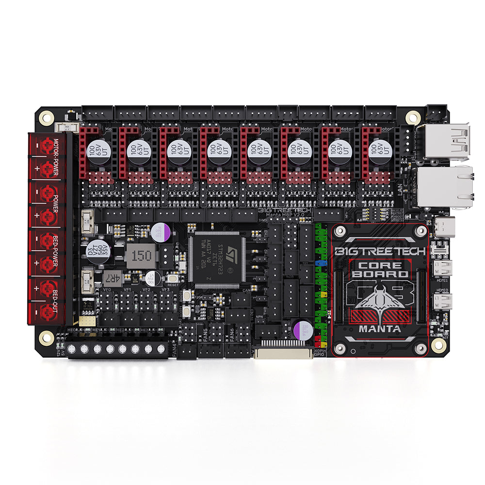 BIGTREETECHMantaM4P/M8P/M5PControlBoardrunningKlipperwithCB1/CM4