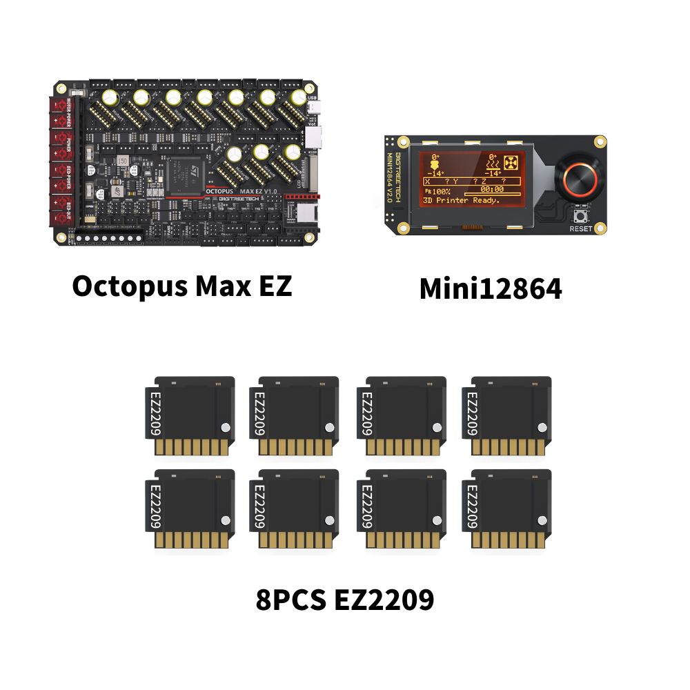 BIGTREETECH BTT Octopus Max EZ for 3D Printer – Biqu Equipment BIGTREETECH BTT Octopus Max EZ for 3D Printer – Biqu Equipment