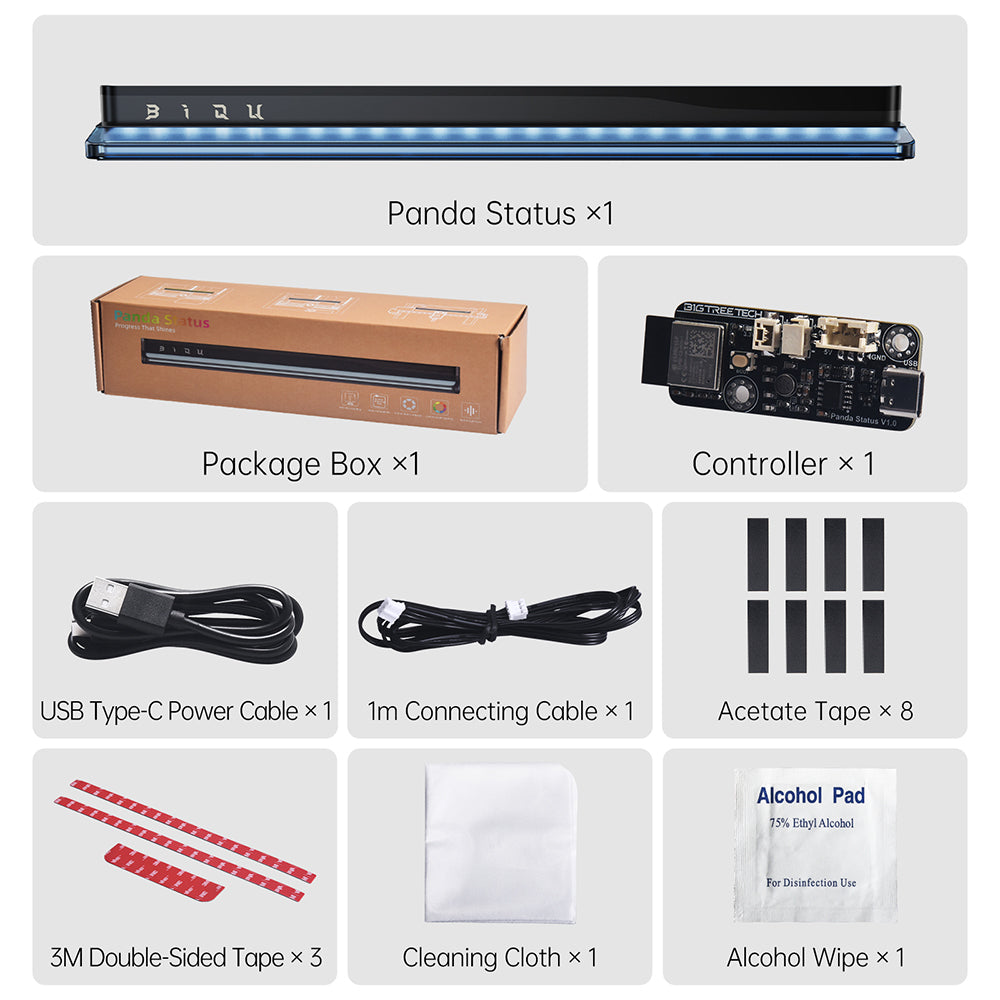 BIQU Panda Status Customizable RGB for Print Progress and Error Alerts ...