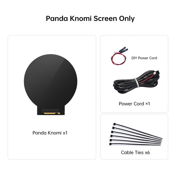 Panda Knomi for Bambulab Printers | Smart 3D Printer Display with ...