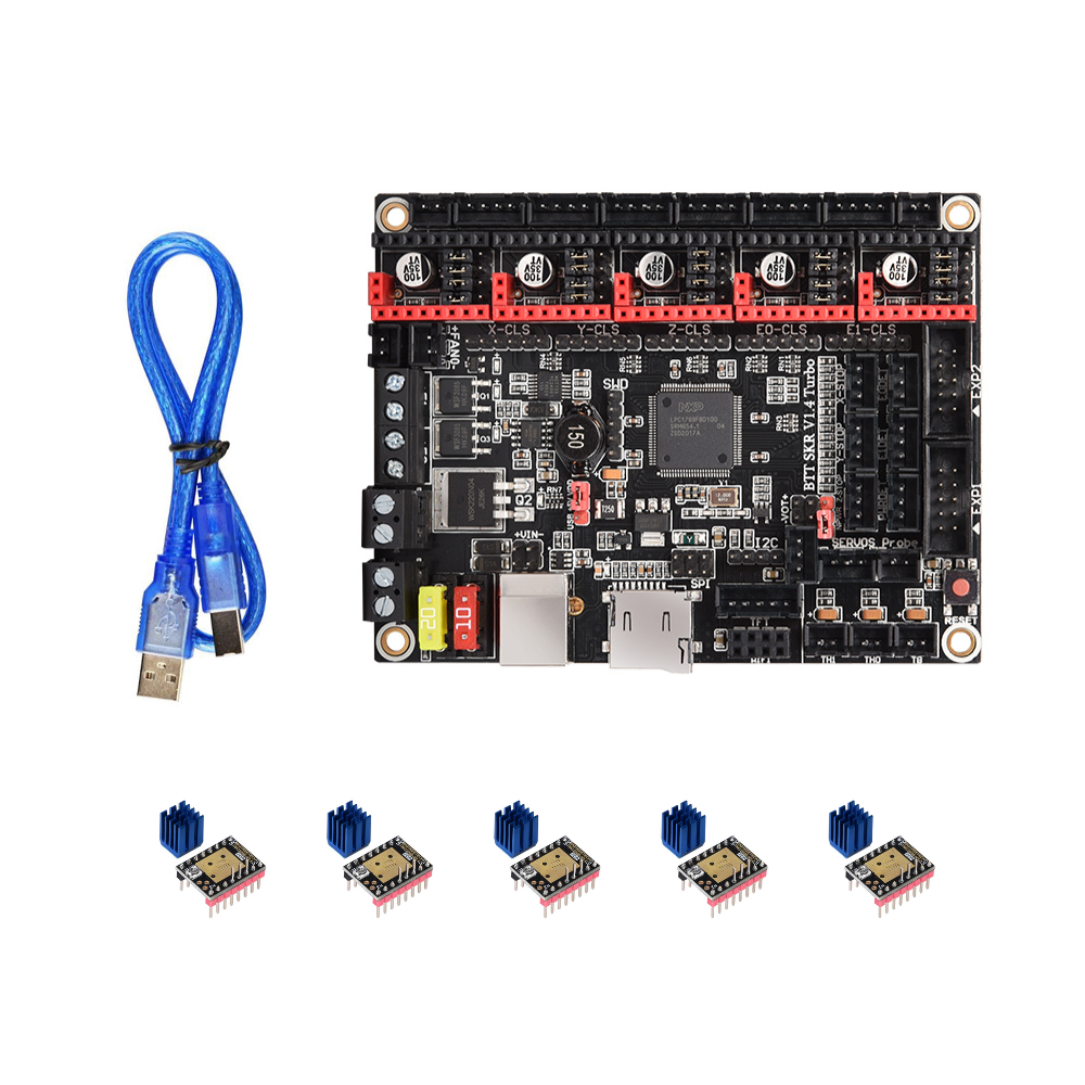 BIGTREETECH SKR V1.4 Turbo 32-Bit Silent Board – Biqu Equipment BIGTREETECH SKR V1.4 Turbo 32-Bit Silent Board – Biqu Equipment