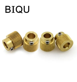 10 teile/los 3D Drucker MK7 MK8 Extruder Getriebe 40 Zähne Messing Antriebsrad Planeten Minderer Extruder Fütterung Getriebe rad