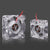 BIGTREETECH 3010 4010 Fan LED Cooling Fan 30MM 12V 5V 2Pin DC Cooler Small Cooling Fan lights 3D Pinter Parts For j-head hotend.