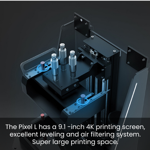 BIQU PIXEL L 9.1 inch 4K Photocuring LCD 3D Printer