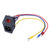 BIQU 15A 250V Rocker Switch Power Socket Inlet Module Plug 5A Fuse Switch with 5Pcs 16-14 AWG Wiring 3 Pin IEC320 C14