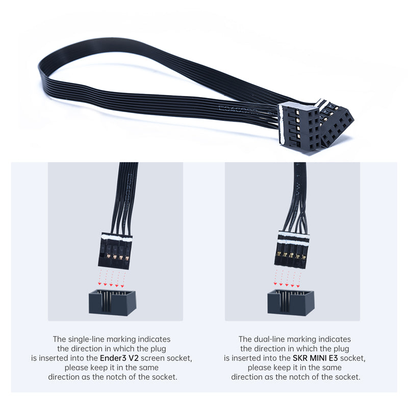 BIGTREETECH MINI E3 Cable de conexión para pantalla de visualización Ender 3 V2