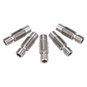 5pcs/Lot E3D V6 Throat Heat Break Hotend Throat All Metal or Teflon Tube Stainless Steel for 1.75/3.0mm Bowden&Direct J-head.