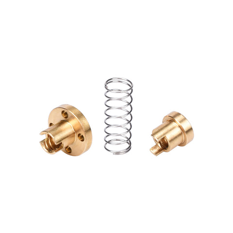 T8 Anti Backlash Spring Loaded Nut Elimination Gap Nut for 8mm Acme Threaded Rod Lead Screws DIY CNC.