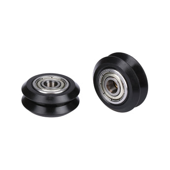 CNC Openbuilds Plastic wheel POM Small&Big Passive Round Wheel Idler Pulley Gear Perlin Wheel & V-type for V-Slot C-Beam.