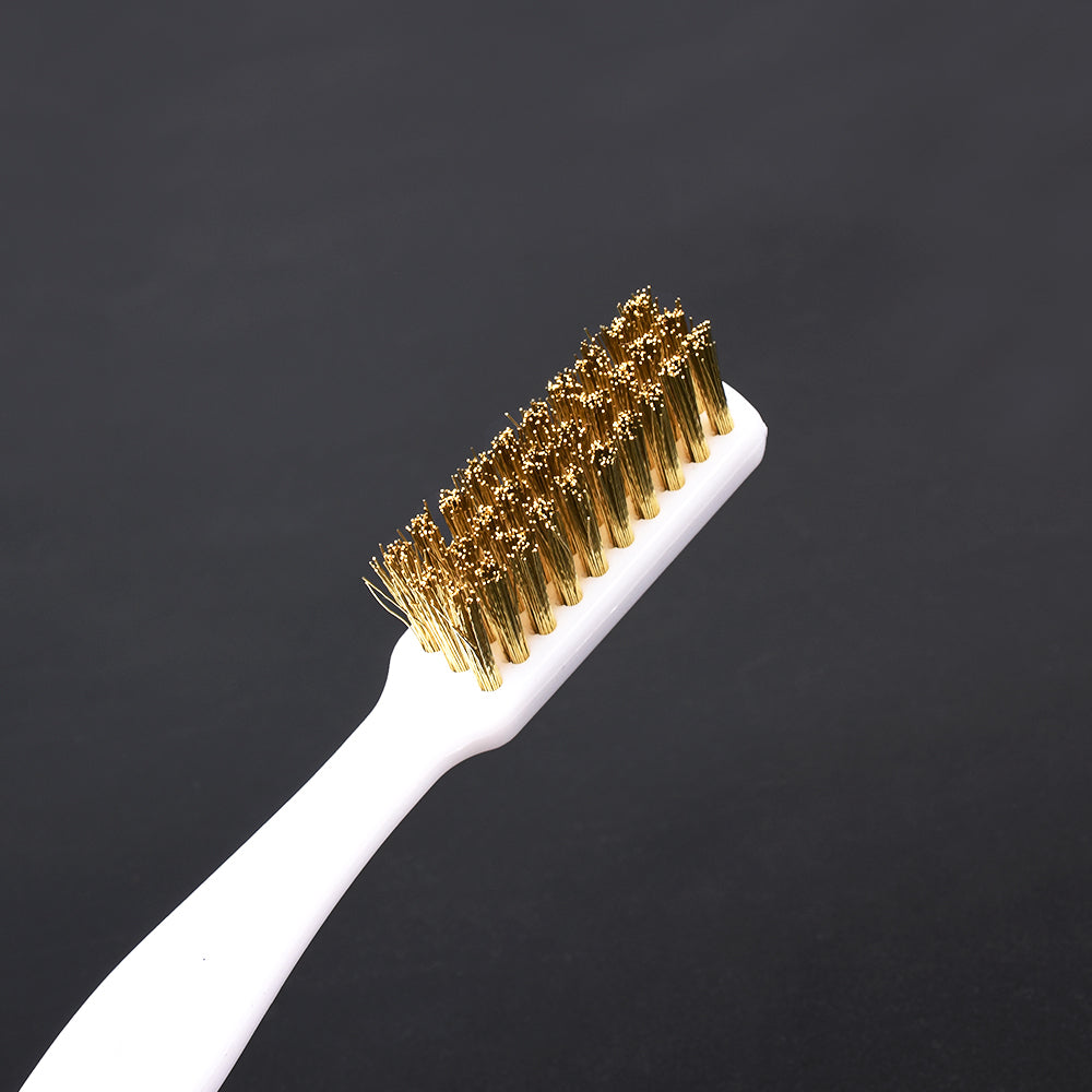 Soft Brass Cleaning Brush for 3D Printer Nozzles & Hotends