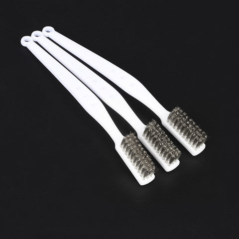 Copper Wire Brush 3D Printer Cleaner Tool Brush Handle 3D Printer Cleaning Heater Block V6 Nozzle Hot Bed 3D Printer Parts.