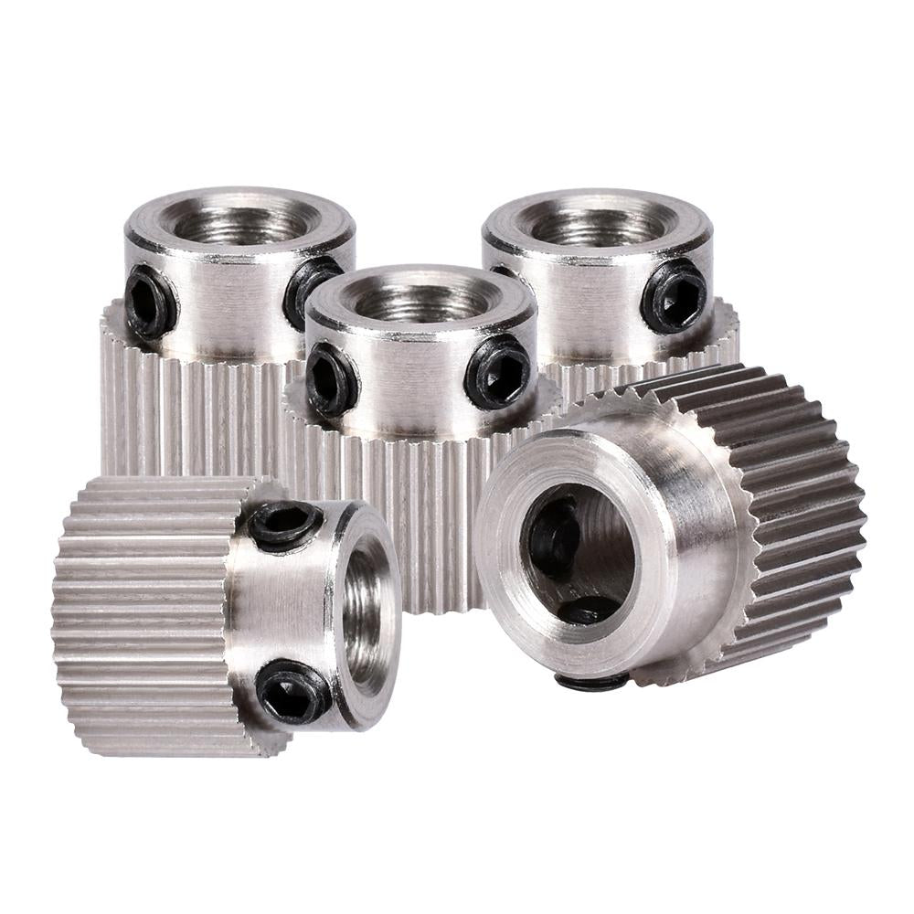 extruder drive gear BIQU 36 Teeth MK7 MK8 Stainless Steel Extruder Gear 5pcs/Lot – Biqu Equipment