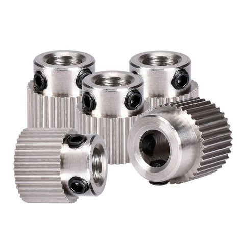 5pcs/Lot 3D Printer accessories 36 teeth MK7/MK 8 stainless steel planetary gear wheel extruder feed extrusion wheel.