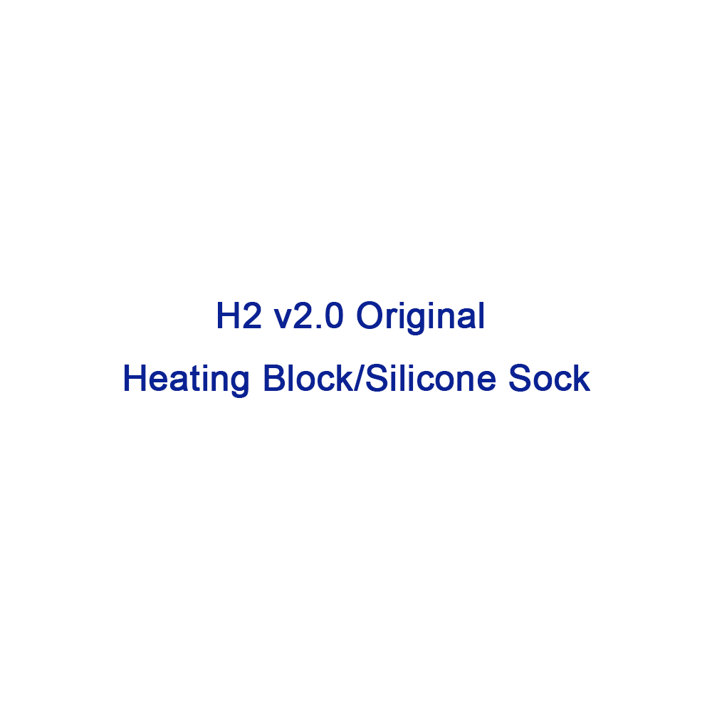 H2 v2.0 Original Heating Block/Silicone Sock