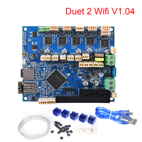 BTT Cloned Duet 2 Wifi V1.04 Control Board Duetwifi 32Bit Duet2 PanelDue Touch Screen 3D Printer Parts CNC Ender 3 Pro VS Duex5.