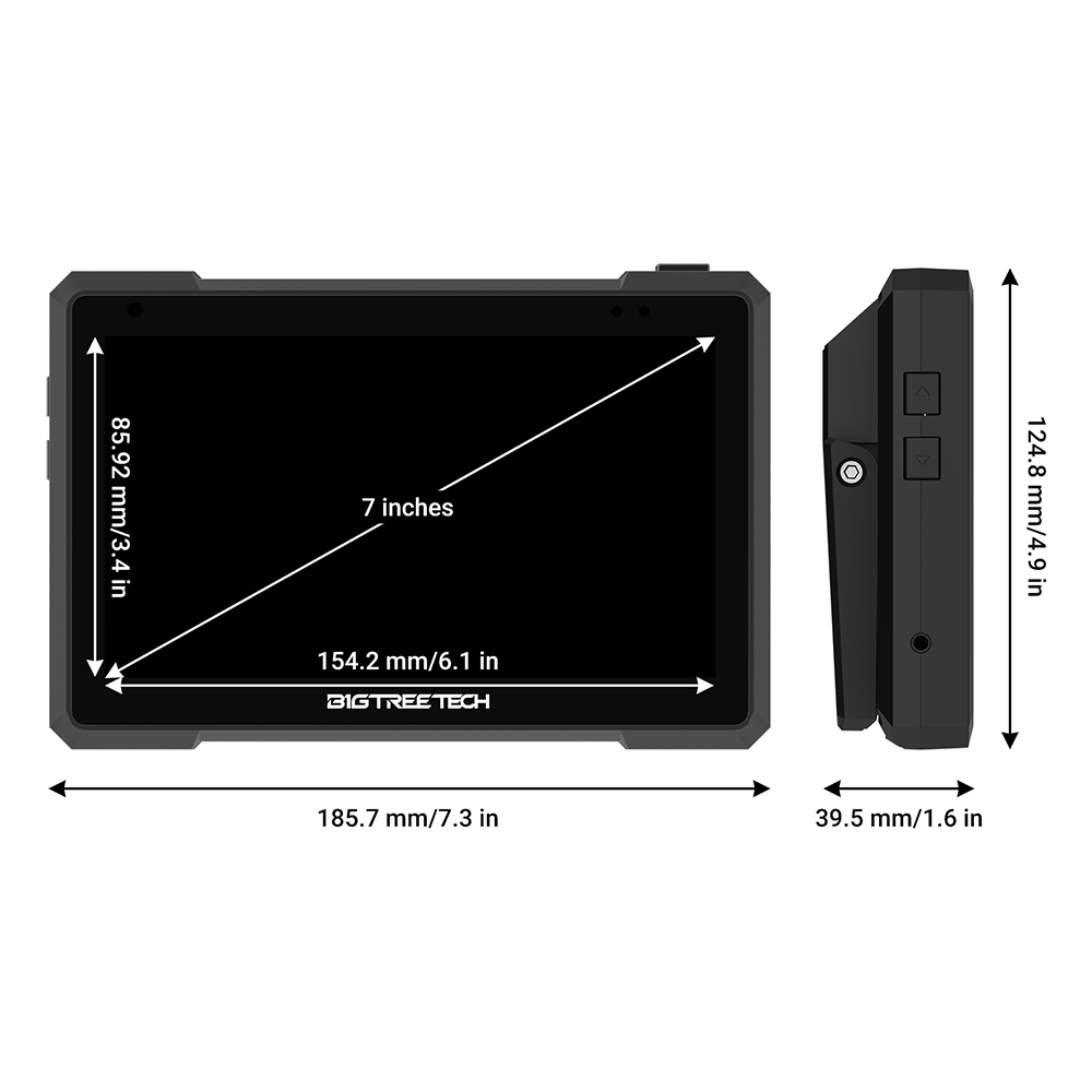 BTT Pad 7 Klipper Touchscreen with CB1 Pre-installed – Biqu Equipment