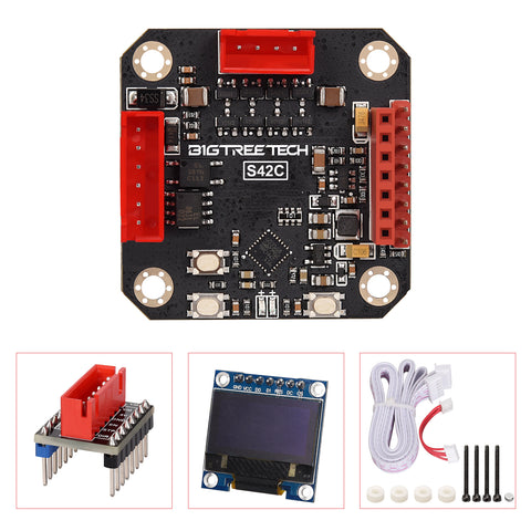 BIGTREETECH S42C v1.1 42 Stepper Motor Closed Loop Driver Board with OLED Display